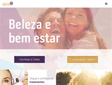 Tablet Screenshot of clinicacitera.com.br